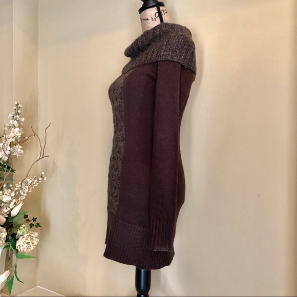 ~Charming Charlie~ brown sweater dress - Picture 3 of 4